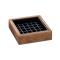 11443 - Cal-Mil - 330-4-99 - 4 in x 4 in Rustic Pine Drip Tray