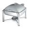 VOL46133 - Vollrath - 46133 - Intrigue™ Chafer w/Solid Top & Porcelain Food Pan