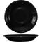 ITW8137605S - ITI - 81376-05S - 6 1/4 in Black bistro saucer