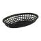 86378 - Tablecraft - 1074BK - Oval Black Plastic Baskets
