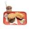 86370 - Cambro - 1216FF163 - 16 in x 12 in Red Fast Food Tray