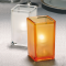 HLW6109FA - Hollowick - 6109FA - Quad Amber Satin Panel Votive Lamp