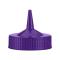 42876 - Vollrath - 4913-54 - Purple Single Tip Wide Mouth Squeeze Bottle Cap