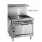 IMPIHR3HT3C - Imperial - IHR-3HT-3-C - 36 in 3-Burner Diamond Series Gas Range w/ Hot Tops and Convection Oven 