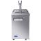 13260 - Atosa - MKC23GR - 23 in Stainless Steel Keg Cooler with 1 Dual Tap Tower