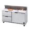 BEVSPED60HC10C2 - Beverage Air - SPED60HC-10C-2 - 60 in 2 Drawer Cutting Top Prep Table