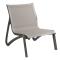 GFXUS001288 - Grosfillex - US001288 - Solid Gray / Volcanic Black Sunset Armless Lounge Chair