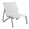 GFXUS001289 - Grosfillex - US001289 - Solid Gray / Platinum Gray Sunset Armless Lounge Chair