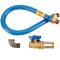 1571107 - Dormont - 1675BPCF36 - 36 in 3/4 in NPT  Blue Hose® Gas Connector Kit