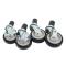 35805 - Kason® - 1 5/8 in Expanding Stem Caster Set with  4 in Wheels